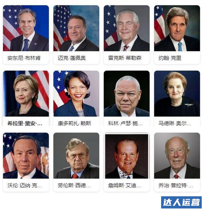 美国国务卿相当于中国的什么职位